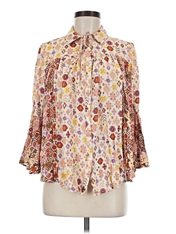 Cato 3/4 Sleeve Blouse (view 1)