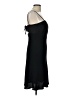 Nine West 100% Polyester Solid Black Cocktail Dress Size 10 - photo 4