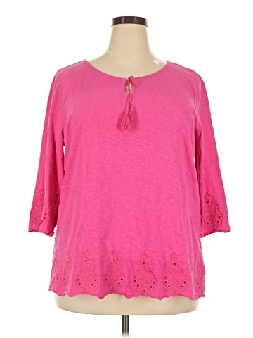 Talbots 3/4 Sleeve T-Shirt (view 1)