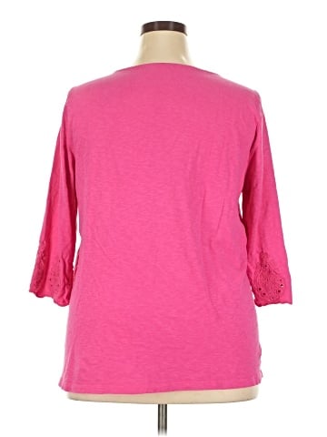 Talbots 3/4 Sleeve T-Shirt (view 2)