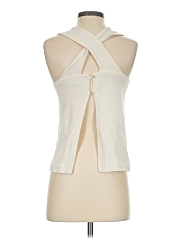Madewell Ottoman Jacquard Cross-Back Tank Top (view 2)