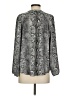 J.Crew Factory Store 100% Polyester Silver Long Sleeve Blouse Size S - photo 2