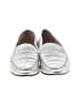 Kate Spade New York 100% Leather Metallic Silver Flats Size 6 1/2 - photo 2