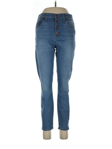 Madewell 9" High-Rise Skinny Crop Jeans: Button-Through Edition (view 1)
