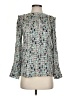 Reiss 100% Viscose Teal Long Sleeve Blouse Size 2 - photo 1