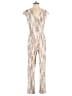 Corey Lynn Calter Chevron-herringbone Ivory Jumpsuit Size S - photo 1