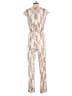 Corey Lynn Calter Chevron-herringbone Ivory Jumpsuit Size S - photo 2