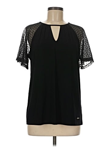 Anne Klein Short Sleeve Blouse (view 1)