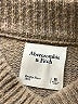 Abercrombie & Fitch Metallic Tan Pullover Sweater Size M - photo 7