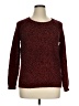 Studio Works Tweed Burgundy Pullover Sweater Size XL - photo 1