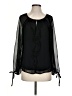 Jules & Leopold 100% Polyester Black Long Sleeve Blouse Size S - photo 1