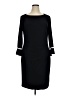 Chaps Solid Black Cocktail Dress Size XL - photo 1
