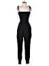 Naked Zebra Solid Black Jumpsuit Size M - photo 1