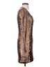 Intermix Metallic Brown Cocktail Dress Size 2 - photo 4