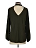 Veronica M. 100% Polyester Green Long Sleeve Blouse Size S - photo 2