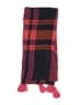 Talbots 100% Wool Plaid Burgundy Scarf One size - photo 2