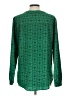 Merona 100% Polyester Green Long Sleeve Blouse Size L - photo 2