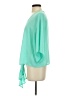 Adrienne 100% Polyester Teal 3/4 Sleeve Blouse Size S - photo 5