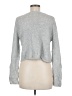 Mi ami Metallic Gray Pullover Sweater Size M - photo 2