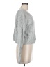 Mi ami Metallic Gray Pullover Sweater Size M - photo 4