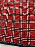 Burberry Plaid Burgundy Scarf One size - photo 5