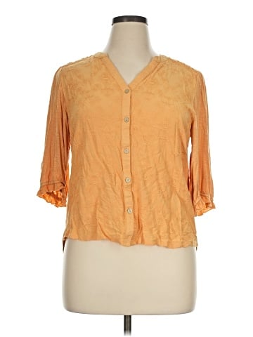 Democracy 3/4 Sleeve Blouse (view 1)