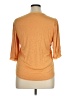 Democracy Orange 3/4 Sleeve Blouse Size XL - photo 2