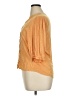 Democracy Orange 3/4 Sleeve Blouse Size XL - photo 5