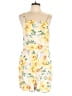 Old Navy 100% Rayon Floral Yellow Romper Size L (tall) - photo 1