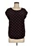 Joie 100% Silk Black Short Sleeve Top Size M - photo 1