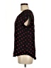 Joie 100% Silk Black Short Sleeve Top Size M - photo 5