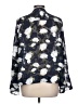 dalia 100% Polyester Floral Blue 3/4 Sleeve Blouse Size L - photo 2