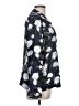 dalia 100% Polyester Floral Blue 3/4 Sleeve Blouse Size L - photo 4