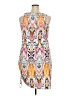 Soma Print White Orange Casual Dress Size XXL - photo 2
