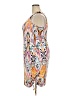 Soma Print White Orange Casual Dress Size XXL - photo 5