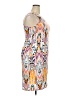 Soma Print White Orange Casual Dress Size XXL - photo 4