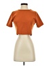 Glamorous Orange Short Sleeve Top Size S - photo 1