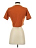 Glamorous Orange Short Sleeve Top Size S - photo 2