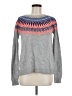 Caslon Print Gray Pullover Sweater Size M - photo 1