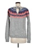 Caslon Print Gray Pullover Sweater Size M - photo 2