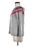 Caslon Print Gray Pullover Sweater Size M - photo 5