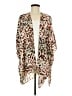 Maurices 100% Polyester Brown Kimono One size - photo 1