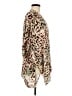 Maurices 100% Polyester Brown Kimono One size - photo 4