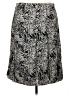 Who What Wear 100% Polyester Print Silver Casual Skirt Size 16 - photo 2