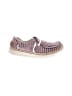 HeyDude Stripes Burgundy Sneakers Size 9 - photo 1