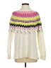 Crown & Ivy Color Block Ivory Pullover Sweater Size S - photo 1