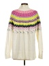Crown & Ivy Color Block Ivory Pullover Sweater Size S - photo 2