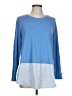 J.Jill Blue Long Sleeve Top Size L - photo 1
