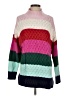 Crown & Ivy Color Block Pink Pullover Sweater Size S - photo 1