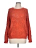 Hartford 100% Cotton Stars Orange Pullover Sweater Size 12 (4) - photo 1